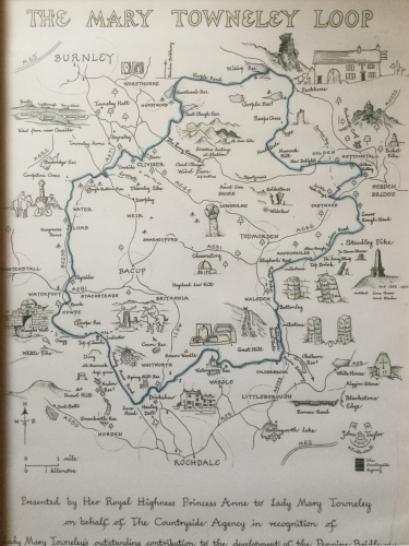 Map of the Mary Towneley Loop